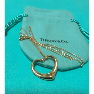 Tiffany & Co. - お値下げ ティファニー オープンハートネックレスの 
