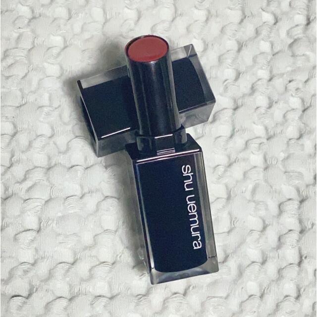 shu uemura(シュウウエムラ)のスウォッチのみ美品⭐️シュウウエムラ　ルージュアンリミテッドBR795 コスメ/美容のベースメイク/化粧品(口紅)の商品写真