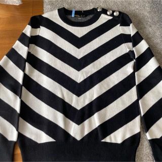 バルマン ボーダーニット ニット/セーター(メンズ)の通販 11点