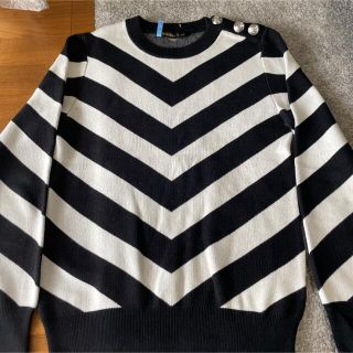 [登坂広臣]Balmain × H&M Sweater ボタンニットセーター激安