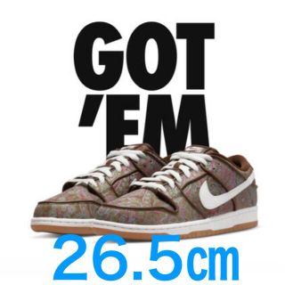 ナイキ(NIKE)の26.5㎝ Nike SB Dunk Low PRM Brown Paisley(スニーカー)