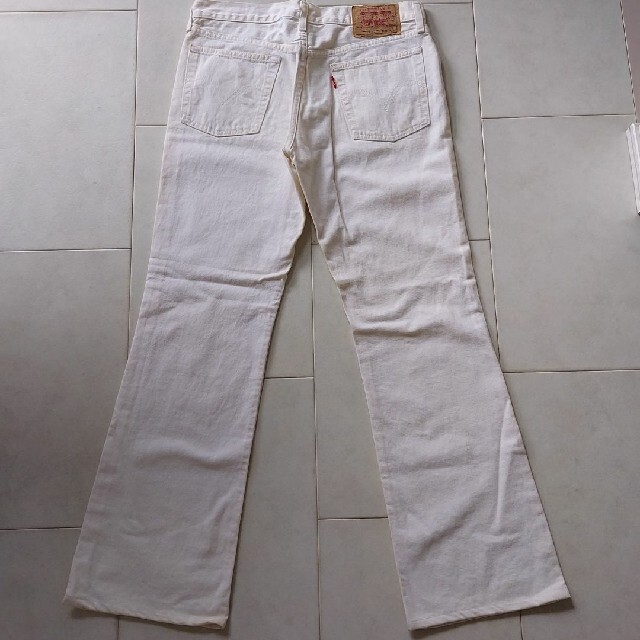LEVIS リーバイス517 ホワイト デニムパンツ ブーツカット