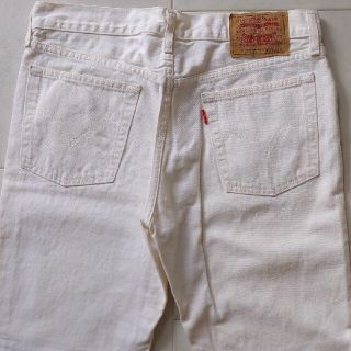 Levi's - LEVIS リーバイス517 ホワイト デニムパンツ ブーツカット