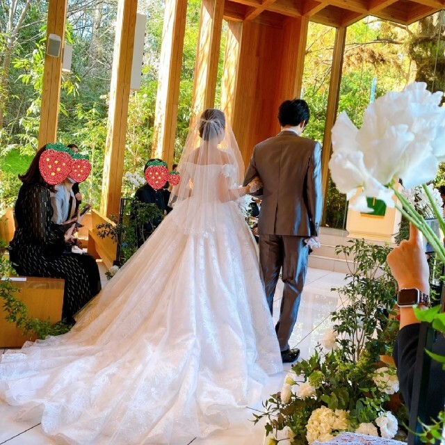 YNSwedding ウエディングドレス　バックリボンセット♡