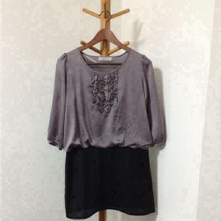 グローブ(grove)のサテンドレス(その他ドレス)