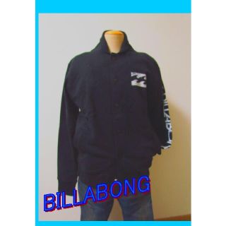 ビラボン(billabong)の新品 ビラボン スウェット ジャケット スタジャン メンズ 黒(スウェット)