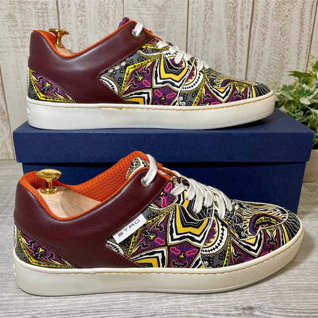 超美品】ETRO エトロ 26cm スニーカー ペイズリー柄-bydowpharmacy.com