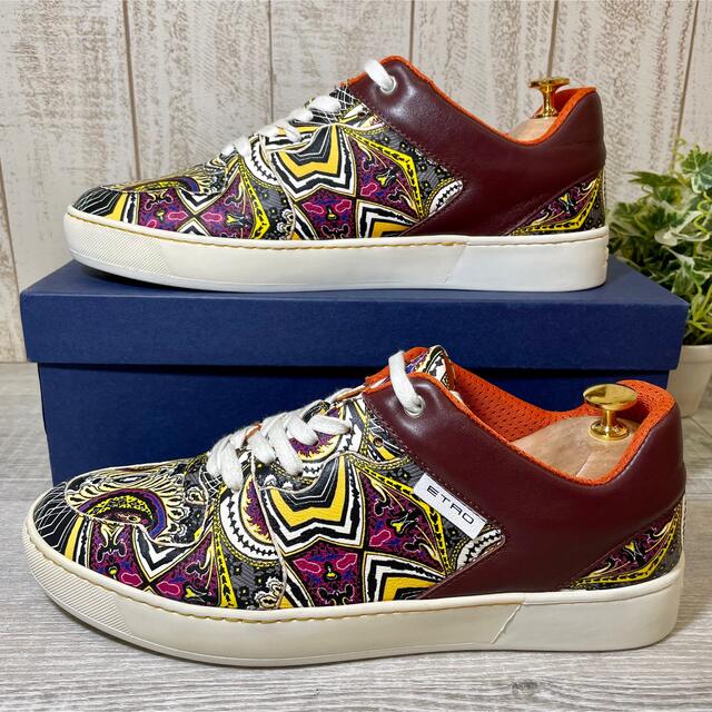 超美品】ETRO エトロ 26cm スニーカー ペイズリー柄-tops.edu.ng