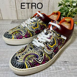 超美品】ETRO エトロ 26cm スニーカー ペイズリー柄-tops.edu.ng