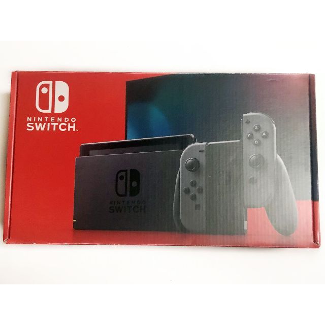 美品 新型 NINTENDO 任天堂 スイッチ Switch グレー 動作確認済