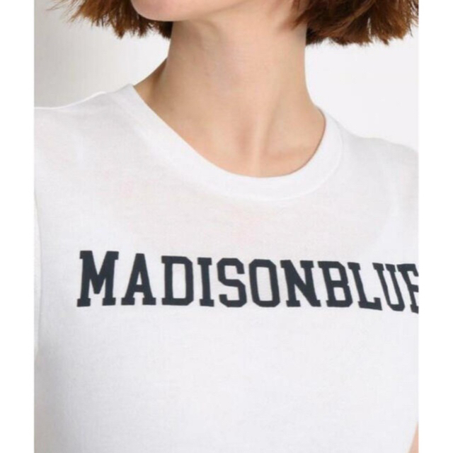 MADISONBLUE(マディソンブルー)の美品♡マディソンブルー♡MINI URAKE TEE 半袖　ロゴ　Tシャツ　01 レディースのトップス(Tシャツ(半袖/袖なし))の商品写真