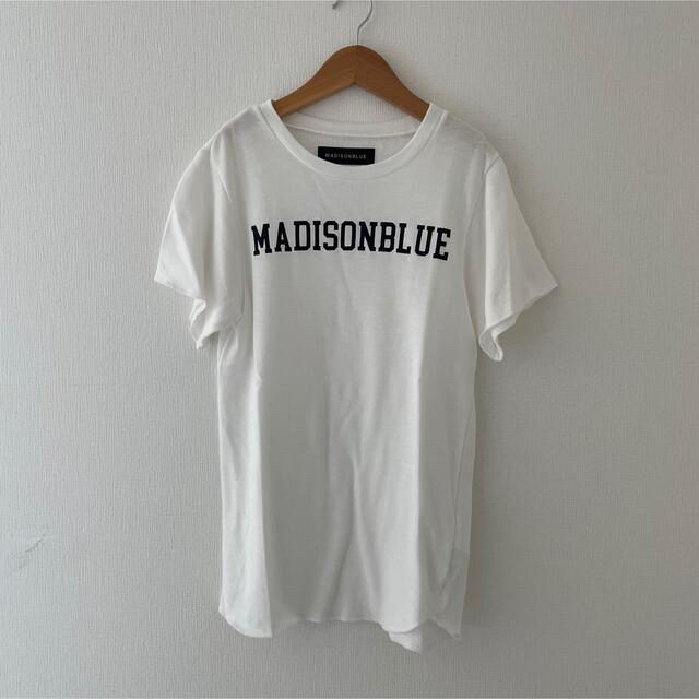 MADISONBLUE(マディソンブルー)の美品♡マディソンブルー♡MINI URAKE TEE 半袖　ロゴ　Tシャツ　01 レディースのトップス(Tシャツ(半袖/袖なし))の商品写真