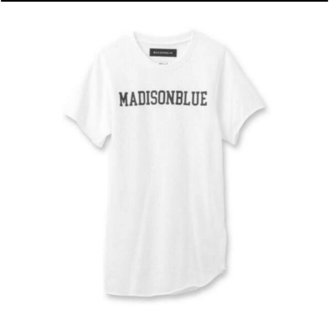 MADISONBLUE(マディソンブルー)の美品♡マディソンブルー♡MINI URAKE TEE 半袖　ロゴ　Tシャツ　01 レディースのトップス(Tシャツ(半袖/袖なし))の商品写真