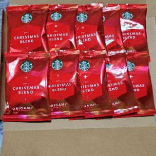 スターバックスコーヒー(Starbucks Coffee)のスターバックス クリスマスブレンドオリガミ2021 賞味期限6月21日 未開封品(コーヒー)