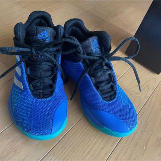 アディダス(adidas)のadidas バスケットシューズ　キッズ　バッシュ(スニーカー)