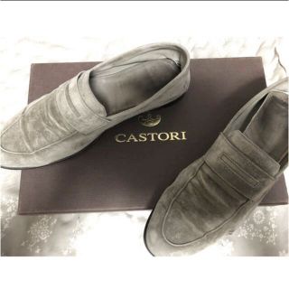 castori カストーリ　イタリー製スリッポンシューズ(スリッポン/モカシン)