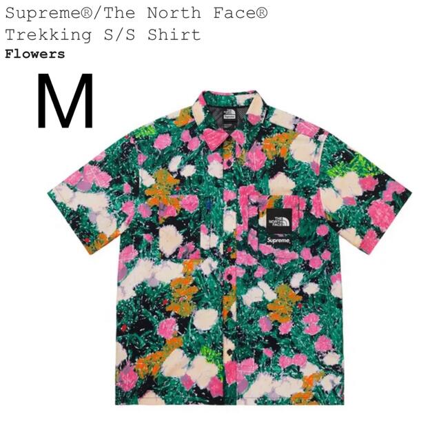 M Supreme North Face Trekking S/S Shirtトップス