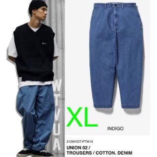 ダブルタップス(W)taps)のWTAPS UNION 02  TROUSERS COTTON DENIM XL(デニム/ジーンズ)