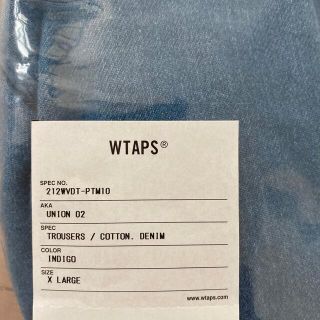 Wtaps Union 22aw Trousers ユニオン S Indigo | Wtaps Union 22aw