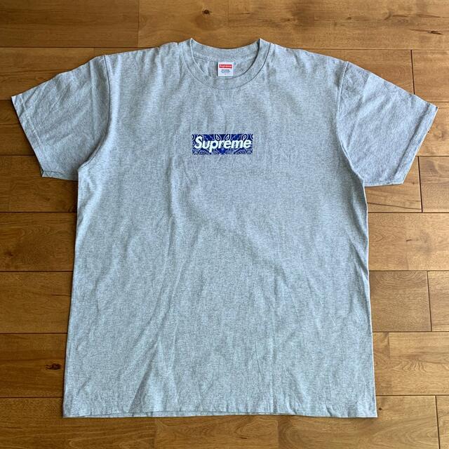 supreme bandana box logo tee LTシャツ/カットソー(半袖/袖なし)