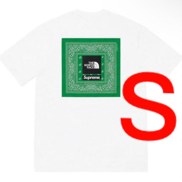 Supreme The north face Bandana tee SサイズTシャツ/カットソー(半袖/袖なし)