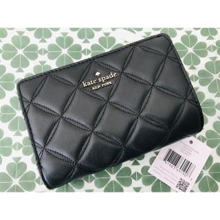 ケイトスペードニューヨーク(kate spade new york)のkate spade☆完売品☆レアカラー☆ブラック　折り財布(財布)