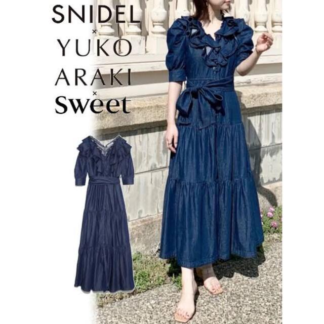 snidel 新木優子　デニム　ワンピース