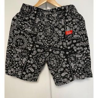 クックマン ペイズリー ハーフパンツ XL