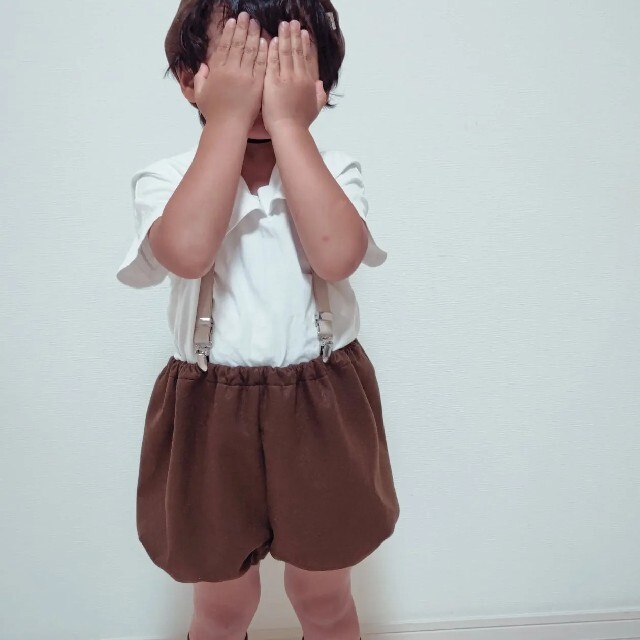 オーダーページ⋆⸜♡⸝‍⋆かぼちゃパンツ .+*:゜+。.☆ キッズ/ベビー/マタニティのキッズ服男の子用(90cm~)(パンツ/スパッツ)の商品写真