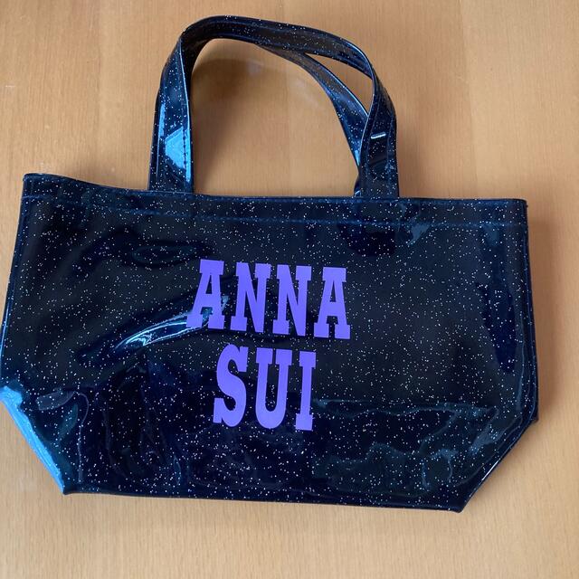 ANNA SUI(アナスイ)のアナスイ　クラッチバッグノベルティ&ラメトートバッグ  エンタメ/ホビーのコレクション(ノベルティグッズ)の商品写真