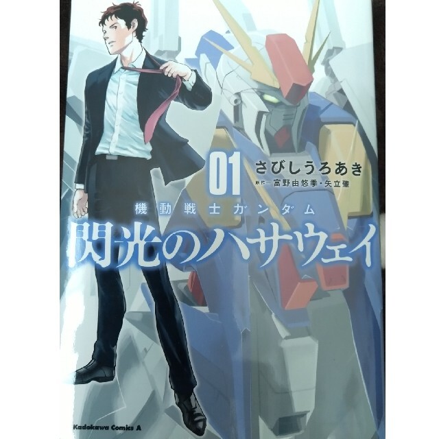 角川書店(カドカワショテン)の【志様専用】閃光のハサウェイ　コミック第一巻　富野由悠季　さびしうろあき エンタメ/ホビーのアニメグッズ(その他)の商品写真