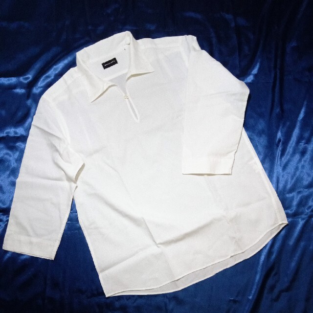 BOYCOTT(ボイコット)のボイコット　　７分袖シャツ　白 メンズのトップス(シャツ)の商品写真