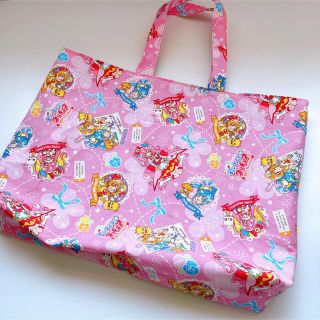 レッスンバック　ハンドメイド　デリシャスパーティプリキュア(バッグ/レッスンバッグ)