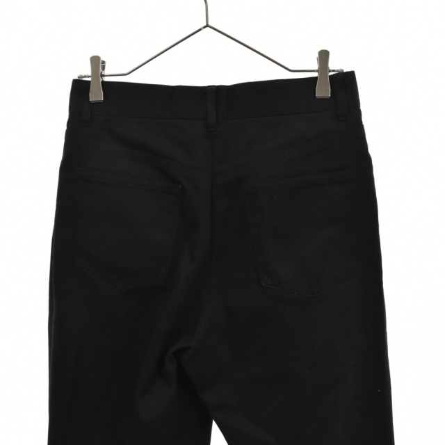 JOHN LAWRENCE SULLIVAN(ジョンローレンスサリバン)のJOHN LAWRENCE SULLIVAN ジョンローレンスサリバン STUDIOUS限定 WIDE TROUSER センタープレス ワイド トラウザーデニムパンツ 2A032-0220-59 ブラック メンズのパンツ(デニム/ジーンズ)の商品写真