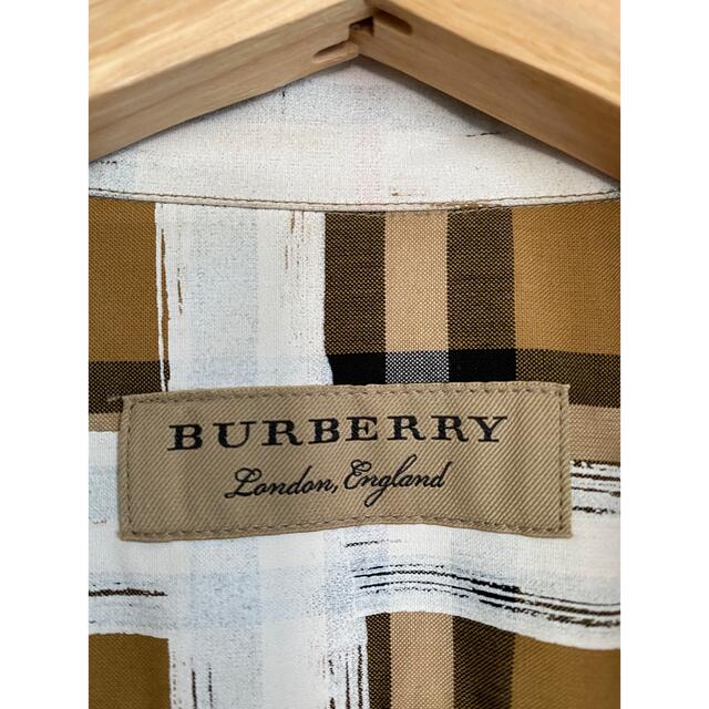 BURBERRY(バーバリー)のBurberry London ホワイトペイントノバチェックシャツ メンズのトップス(シャツ)の商品写真