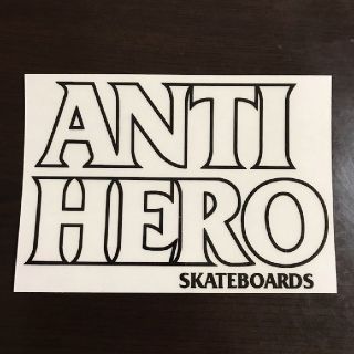 ANTIHERO - (縦10.8cm横15.6cm)ANTIHERO アンチヒーローステッカー