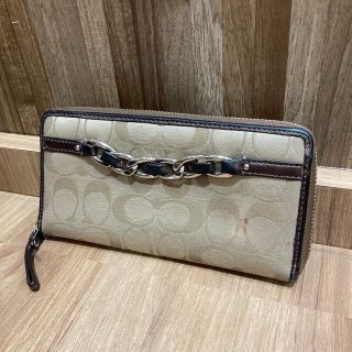 コーチ(COACH)のCOACH コーチ シグネチャー ラウンドファスナー 財布 レディース ブランド(財布)