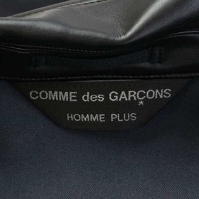 COMME des GARCONS HOMME PLUS(コムデギャルソンオムプリュス)のコムデギャルソンオムプリュス テーラードジャケット チェック柄 ウール M 黒 メンズのジャケット/アウター(テーラードジャケット)の商品写真