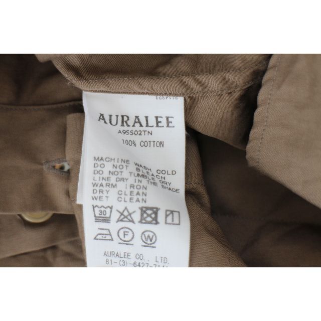 AURALEE(オーラリー)のオーラリー AURALEE ハーフスリーブ ビッグシャツ メンズのトップス(シャツ)の商品写真