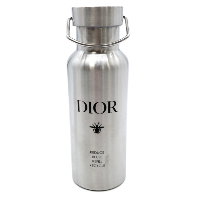 レビュー高評価の商品！ DIOR - Dior ディオール シルバー 水筒 メタルハンドルサーモボトル プリント BEE ロゴ その他