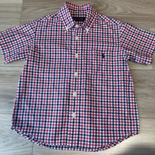 ラルフローレン(Ralph Lauren)の★最終価格★ 美品　ラルフローレン　半袖チェックシャツ　100(Tシャツ/カットソー)