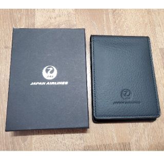 ジャル(ニホンコウクウ)(JAL(日本航空))の★未使用★非売品★JAL　A350本革ミニメモ帳カバー(その他)