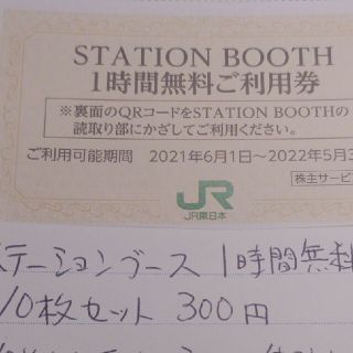 ジェイアール(JR)のＪＲ東日本優待券のステーションブース80枚2500円（安心パック）(その他)