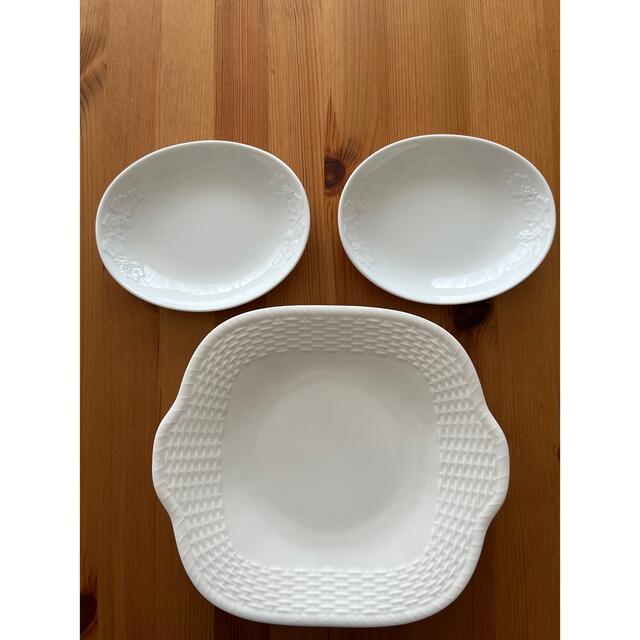 ウェッジウッド、栗原はるみ(ゆとりの空間) 白いお皿　セットにして  インテリア/住まい/日用品のキッチン/食器(食器)の商品写真