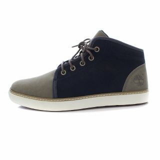 ティンバーランド(Timberland)のティンバーランド ミッドカット スニーカー シューズ 25.5cm グレー 紺(スニーカー)