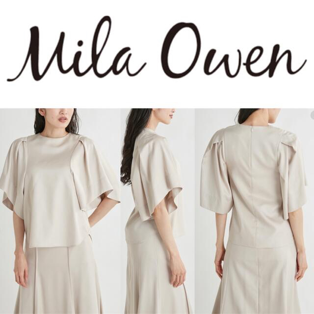 【Mila Owen】2022SS♡ タックフレアスリーブブラウス