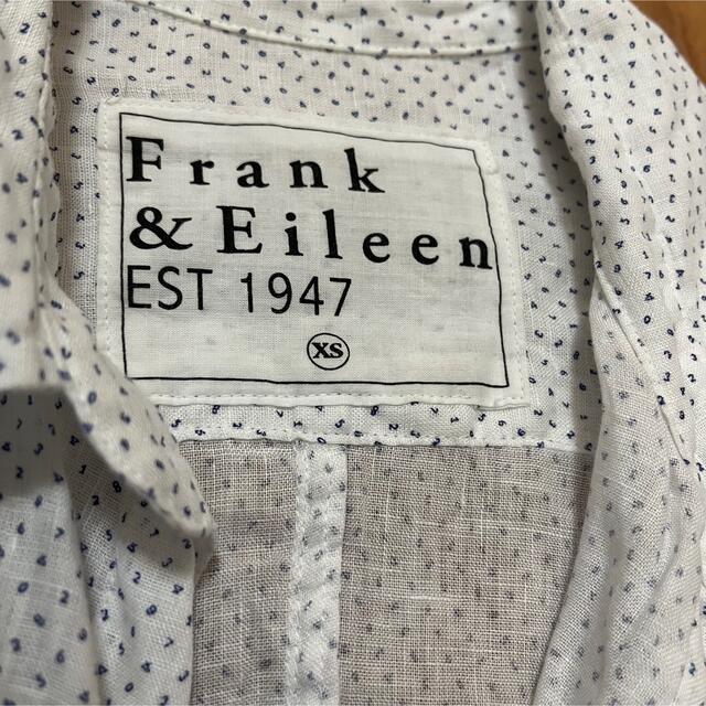 Frank&Eileen(フランクアンドアイリーン)の期間限定値下げ！美品♡レア♡フランク&アイリーン♡リネンシャツ♡ナンバープリント レディースのトップス(シャツ/ブラウス(長袖/七分))の商品写真