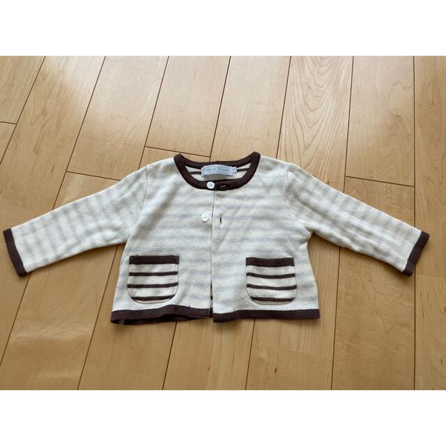 Tartine et Chocolat(タルティーヌ エ ショコラ)のBebe tartine et chocolat ベビーカーディガン70 キッズ/ベビー/マタニティのベビー服(~85cm)(カーディガン/ボレロ)の商品写真