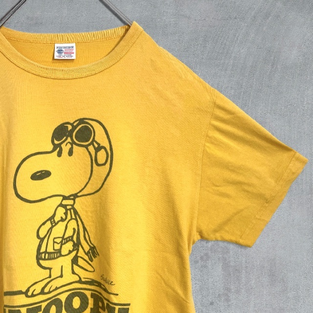 古着 BUZZ RICKSON PEANUTS スヌーピー 半袖 Tシャツ L メンズのトップス(Tシャツ/カットソー(半袖/袖なし))の商品写真