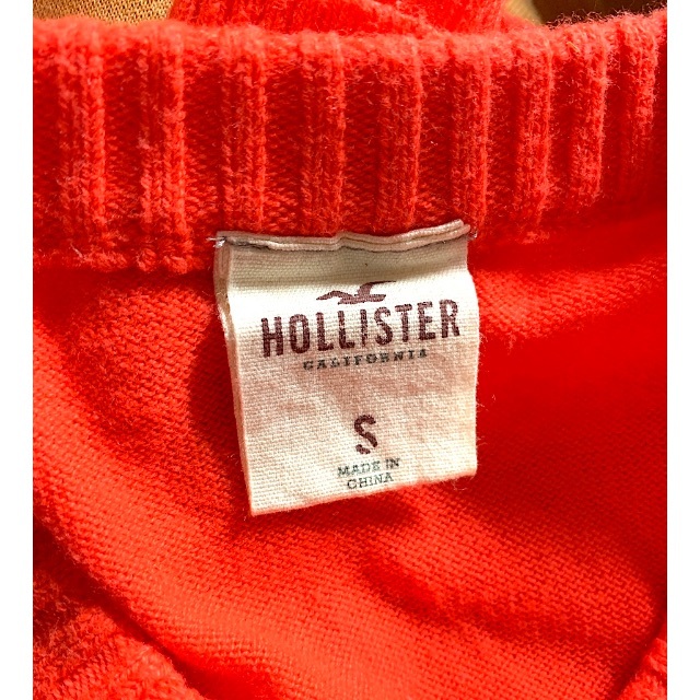 Hollister(ホリスター)の【格安】Hollister ホリスター☆セーター☆レッド！ メンズのトップス(ニット/セーター)の商品写真